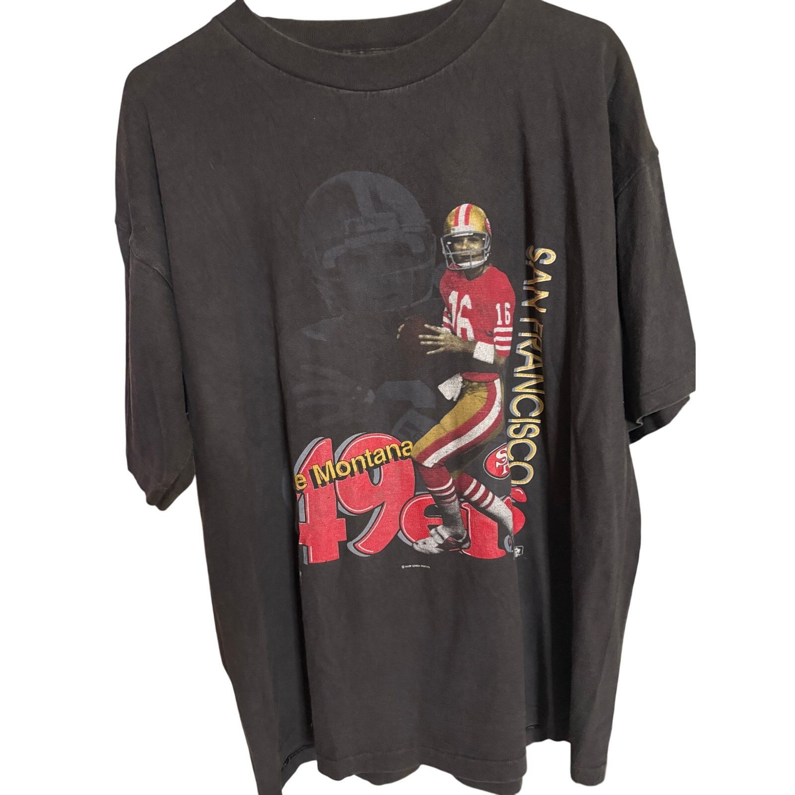 Salem Sportswear Vintage Joe Montana 49ers Tee