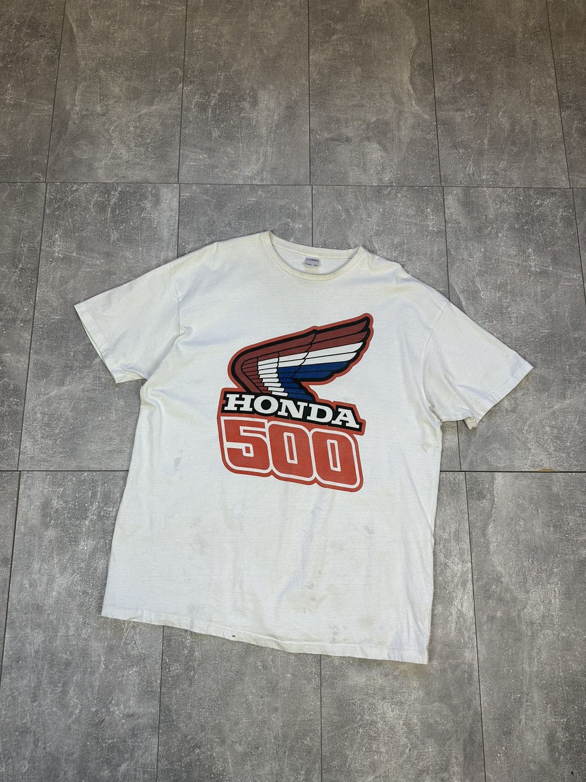 Honda Men S Vintage Distressed Honda 500 Racing Tee Hoodie, Sweatshirt | FlexRushtees.com