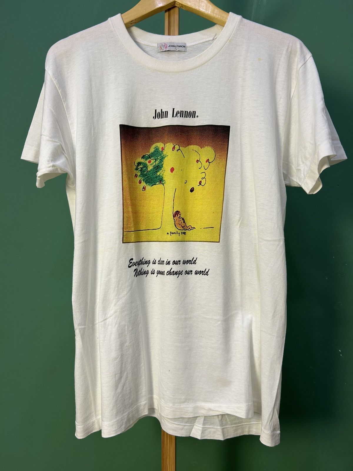 Band Tees Vintage John Lennon Family Tree Art Hoodie, Sweatshirt | FlexRushtees.com