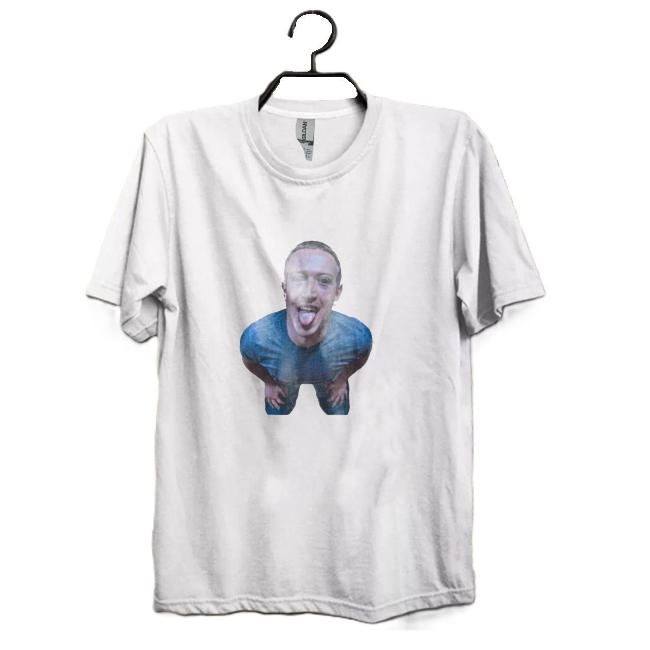 Gildan Mark Zuckerberg Ai Meme Face Graphic T Shirt Hoodie, Sweatshirt | FlexRushtees.com