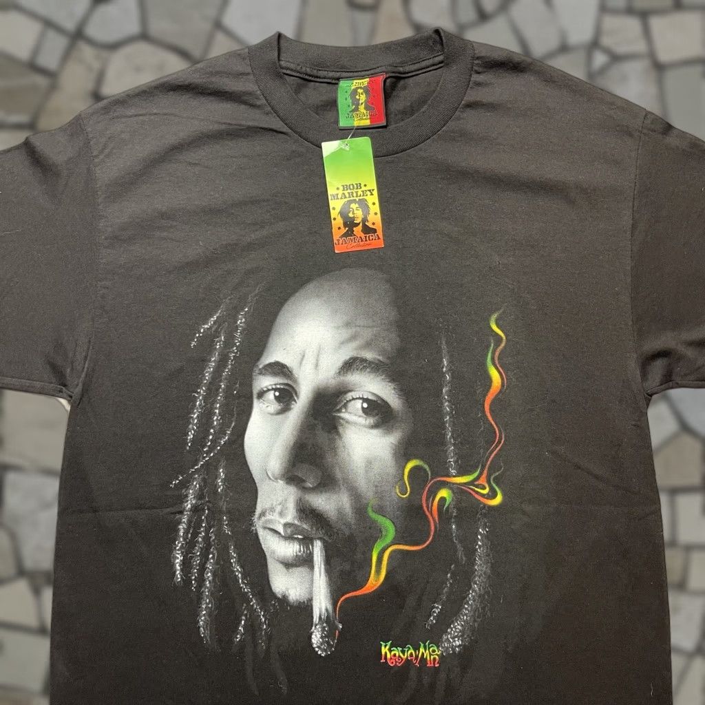 Vintage Zion Rootswear Bob Marley T Shirt Mens L Black Crew Neck Short Sleeve Logo Graphic P Hoodie, Sweatshirt