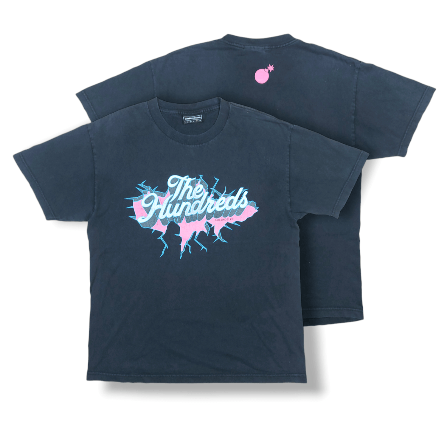Hundreds The Hundreds Los Angeles Logo Graphic Double Sided Tee Hoodie, Sweatshirt | FlexRushtees.com