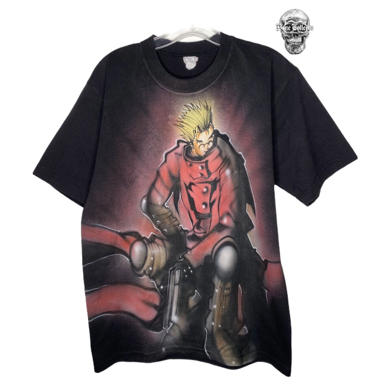 Vintage 90s Air Brushed Vash The Stampede Trigun Shirt