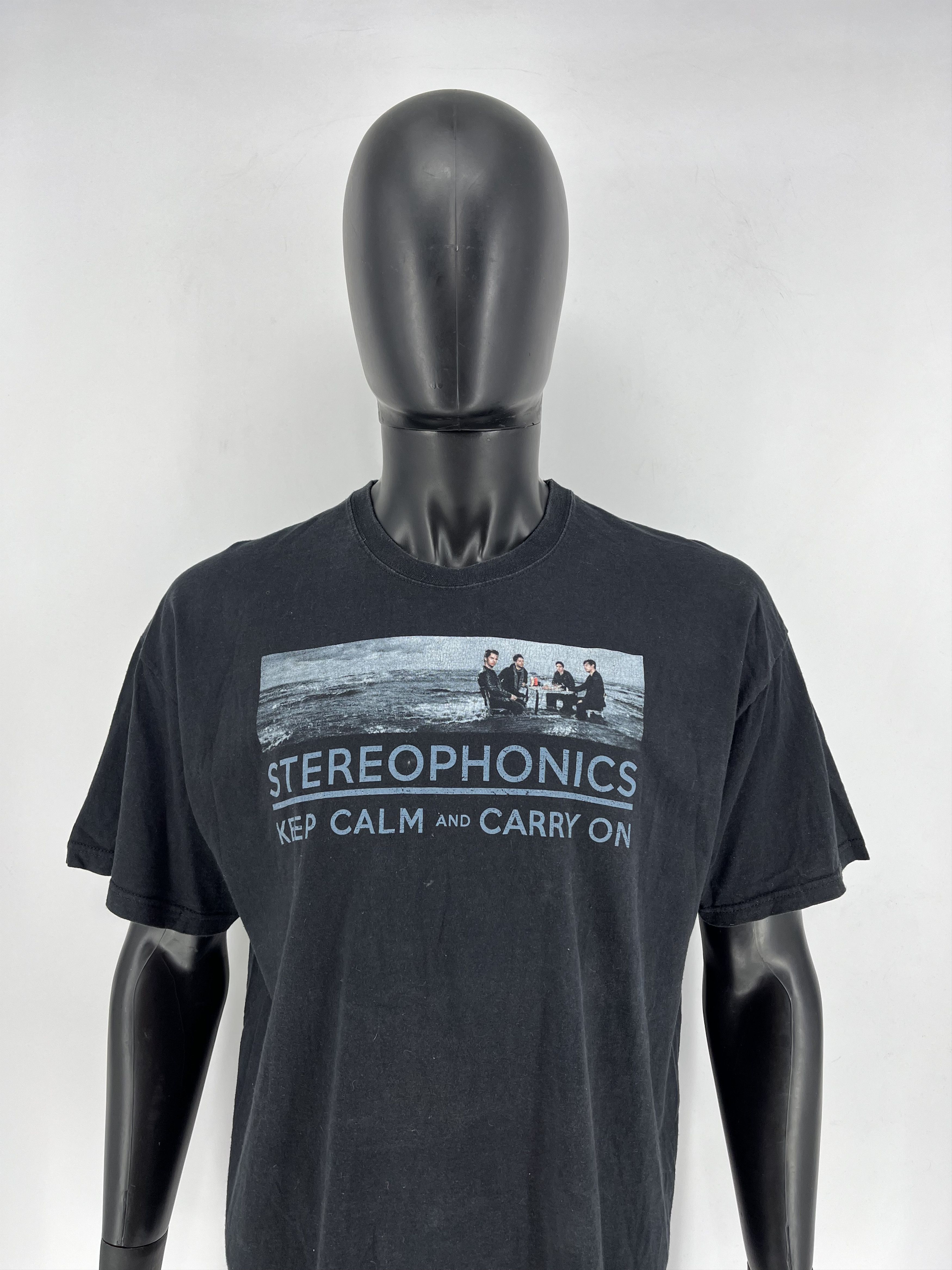 Vintage Stereophonics Keep Calm And Carry On 2010 European Tour Tee Hoodie, Sweatshirt | FlexRushtees.com
