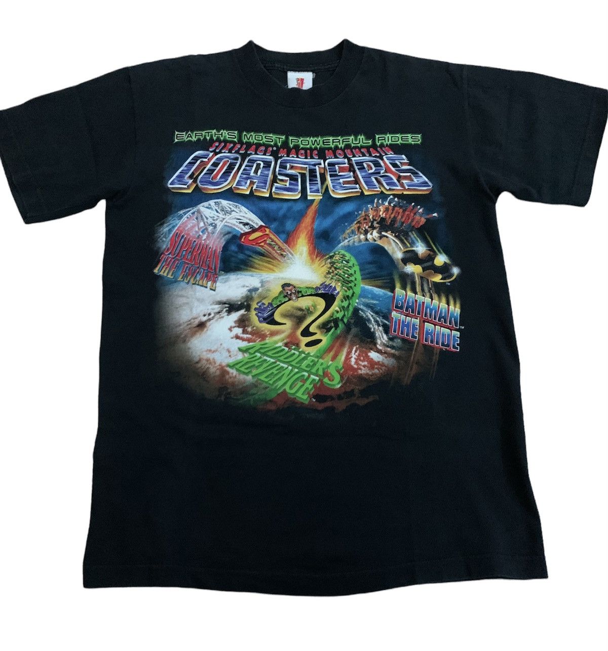 Vintage Six Flags Magic Mountain Coasters Tee