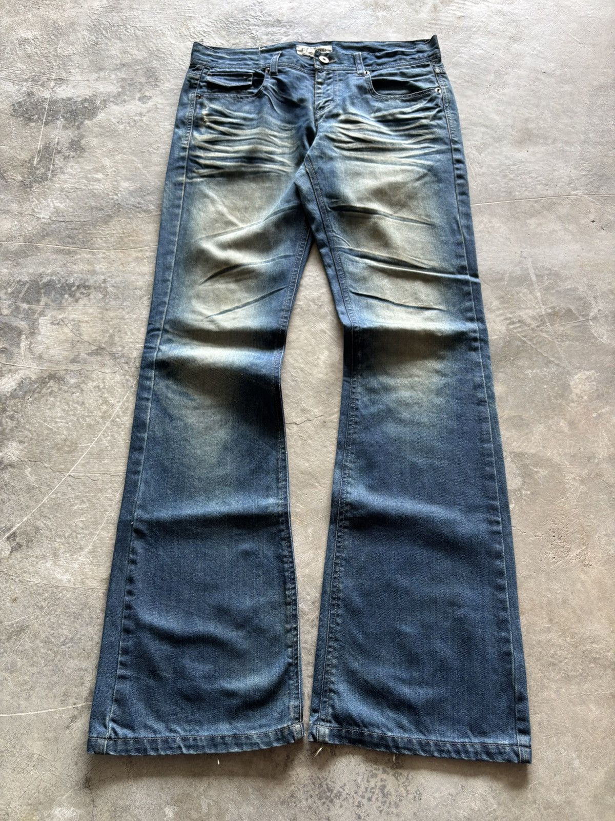 Hysteric Glamour Diabro Flare Rusty Mudmax Mudwash Whiskered Japanese Grunge
