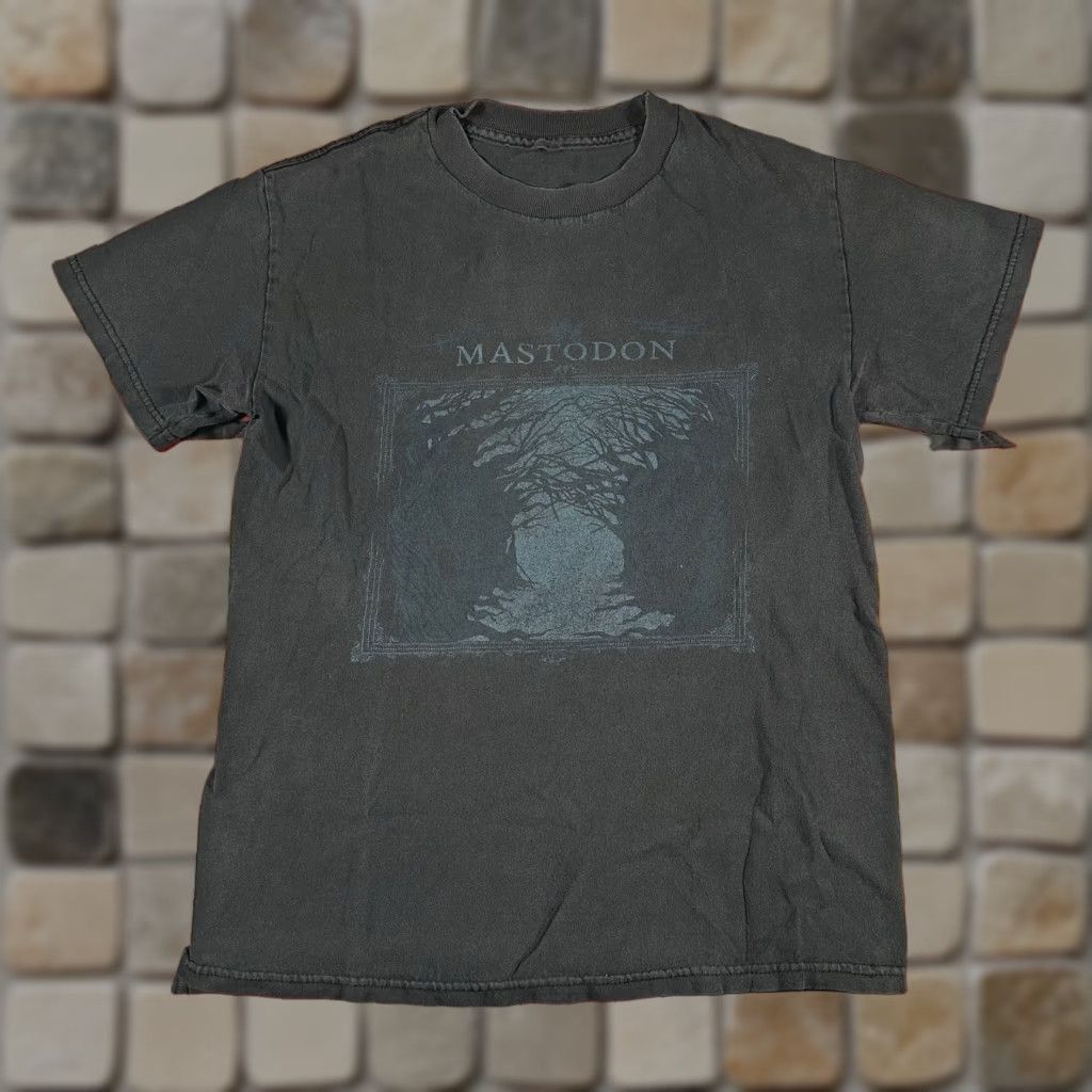 Vintage Mastodon Blood Mountain Metal T Shirt Size Small Band Tour Concert Black Mens Short
