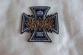 Band Tees Vader Iron Times 2016 Woven Shape Cut Patch Death Metal Hoodie, Sweatshirt | FlexRushtees.com