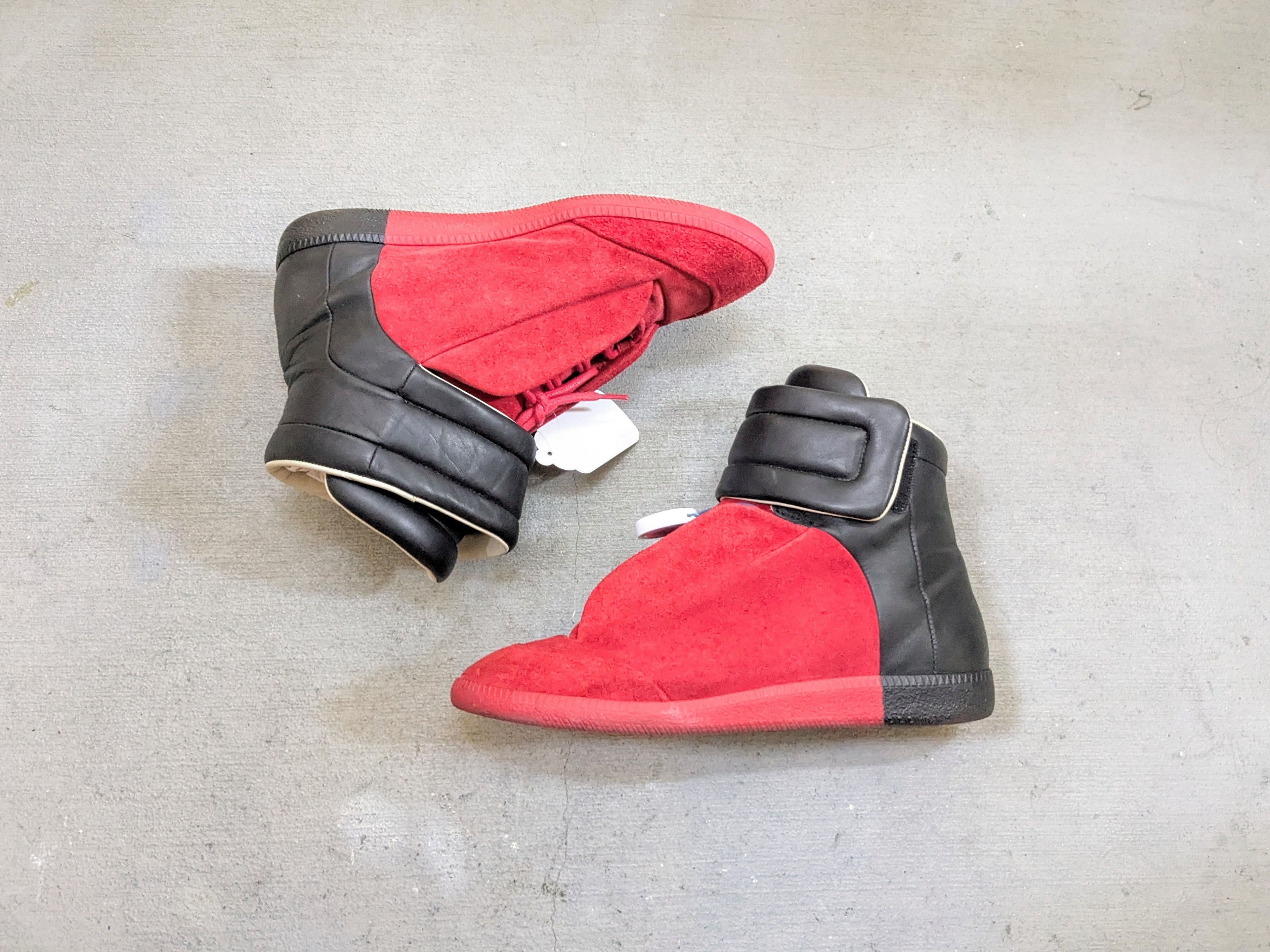 Margiela Maison Margiela Future High Tops Red Black 8 41 Suede