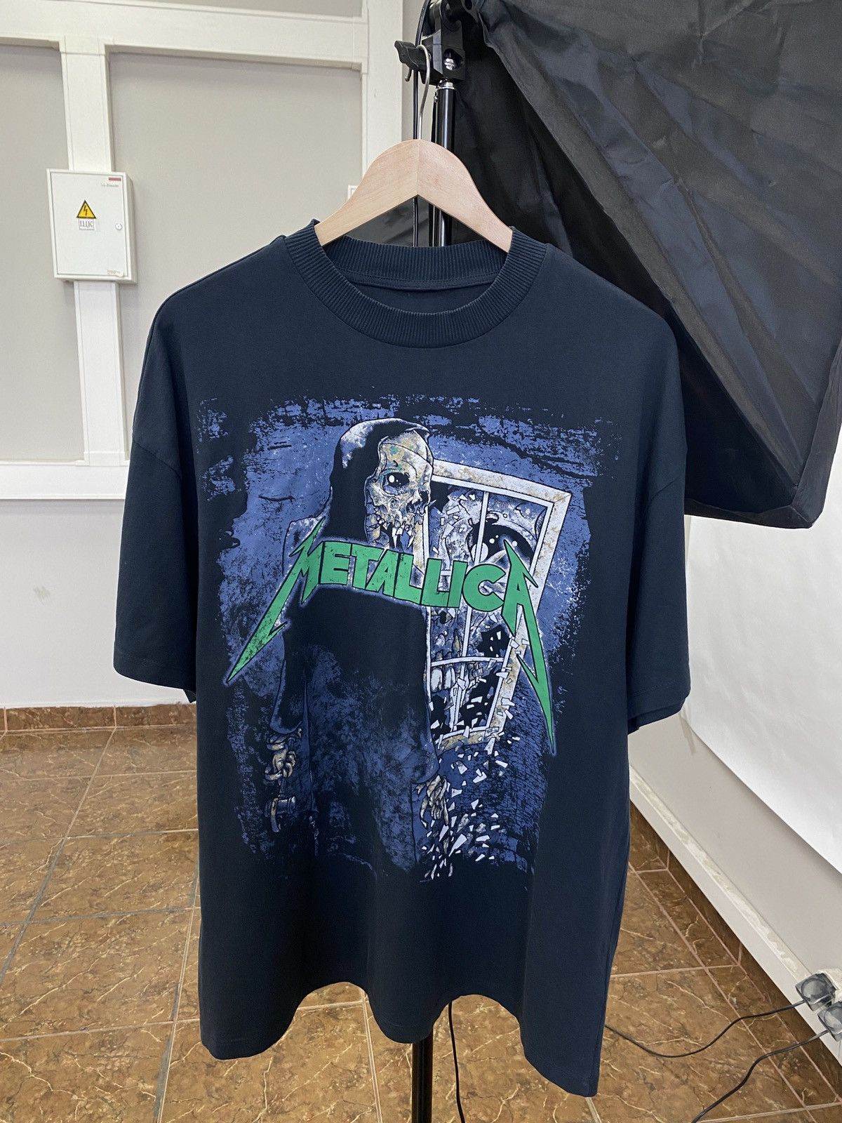 Vintage Metallica Pushead Rock Band Rare Retro T Shirt