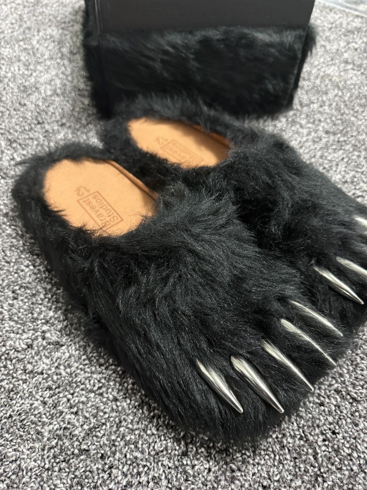 Bravest Studios Black Bear Claw Mules By Bravest Studios