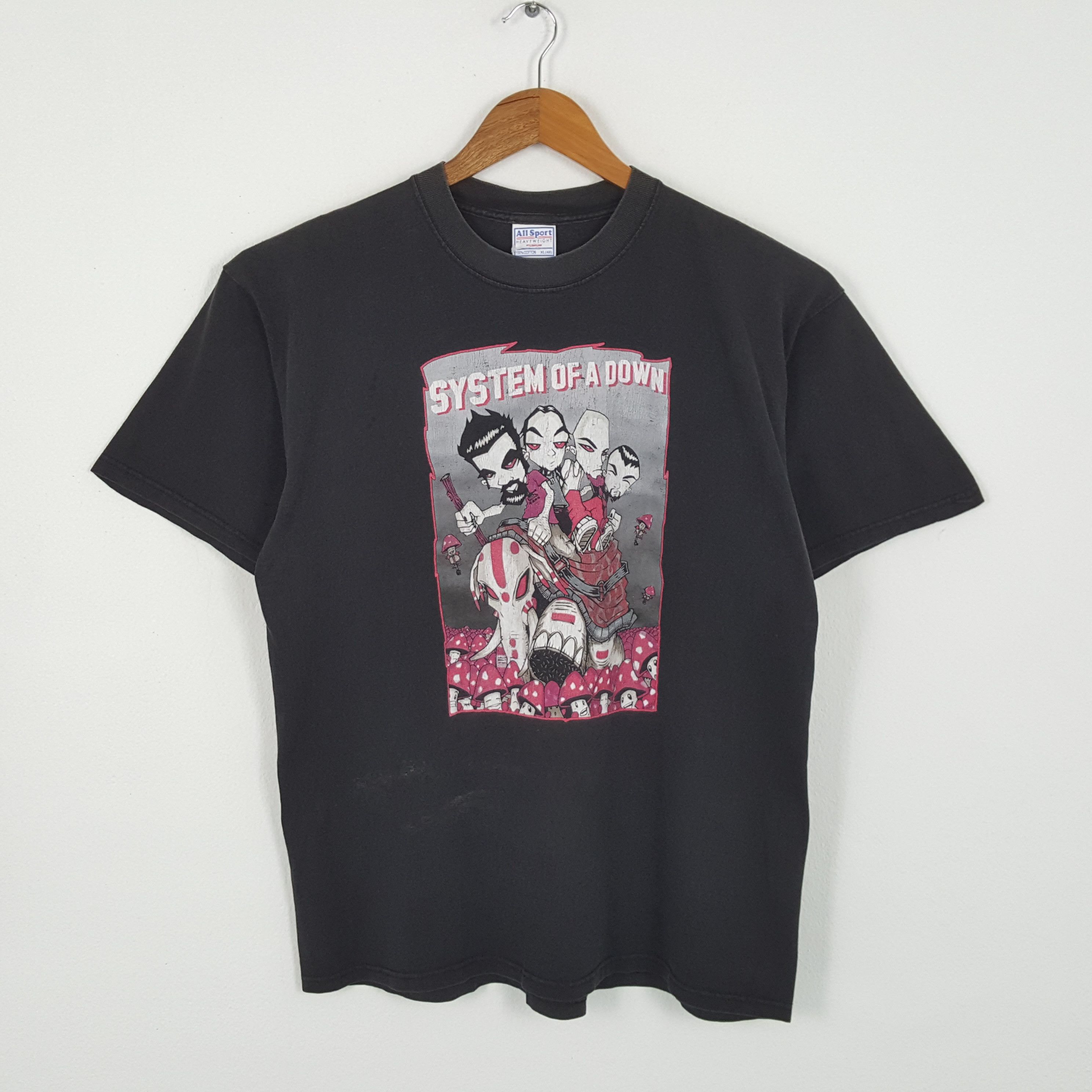 Vintage System Of A Down American Heavy Metal Band T Shirts Hoodie, Sweatshirt | FlexRushtees.com