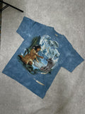 The Mountain X Vintage Y2k The Mountain Tee Wolves And Woman In Dreamscape