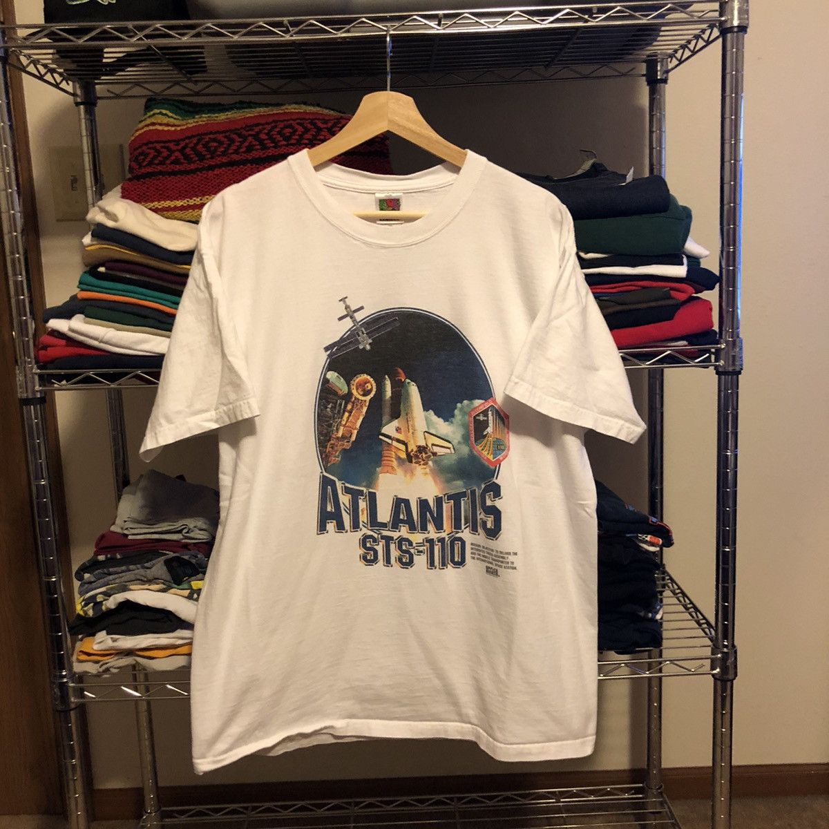 Vintage Atlantis Sts 110 Space Shuttle Tee