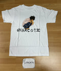 Japanese Brand Gnarcotic Lil Gnar Death Note Light Yagami Tee White