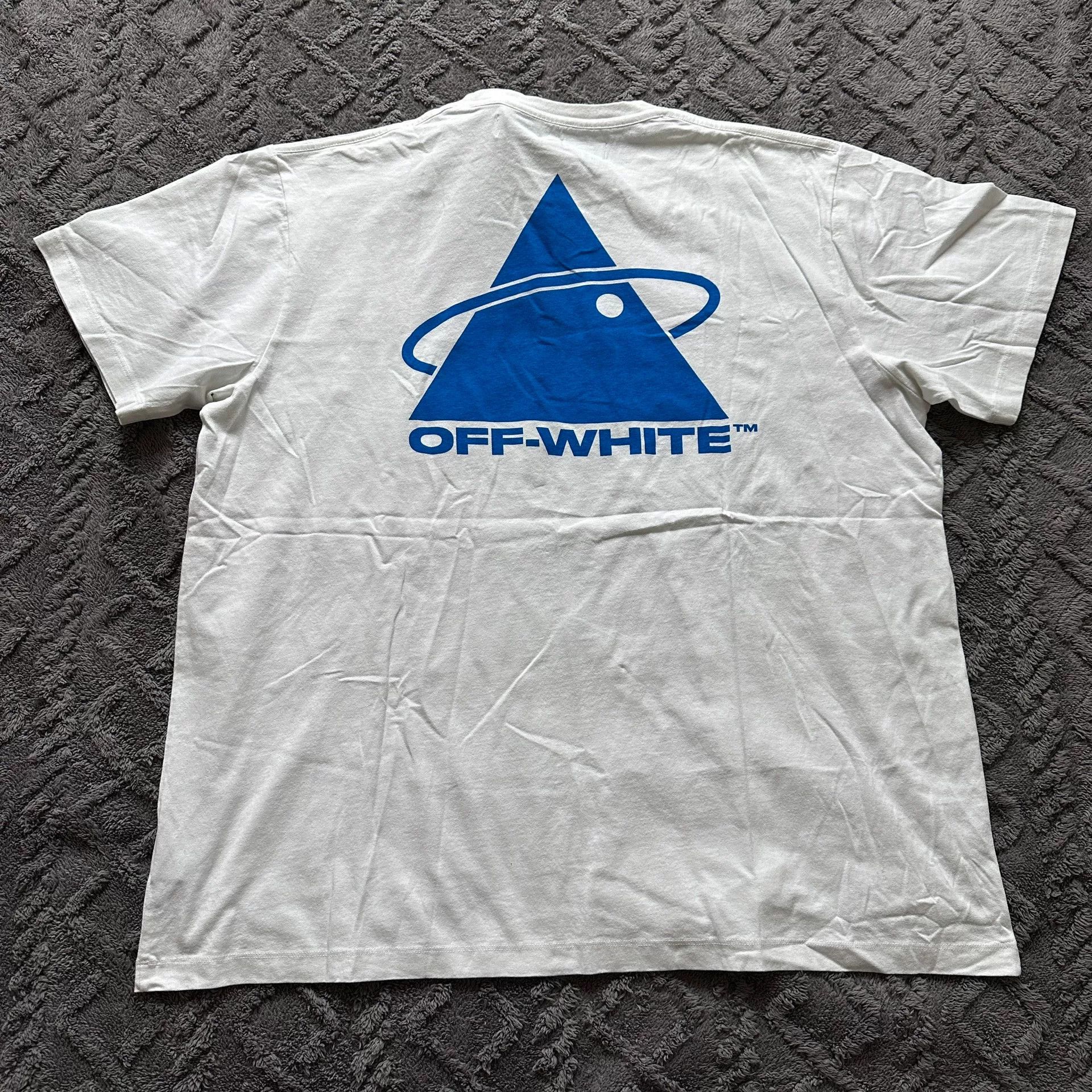 Off White Offwhite Deconstructed Graphic Tee Hoodie, Sweatshirt | FlexRushtees.com