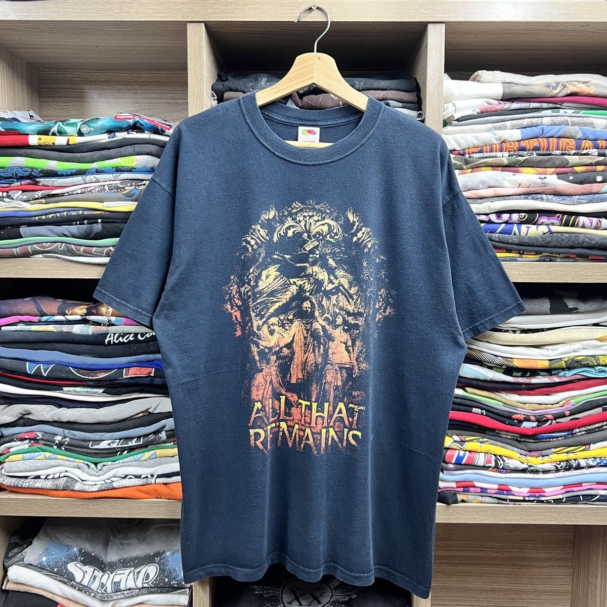 Band Tees Vtg All That Remains Large Graphic Tee Band Tee Hoodie, Sweatshirt | FlexRushtees.com