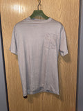 Vintage Fruit Of The Loom Tan Pocket Tee Sz L
