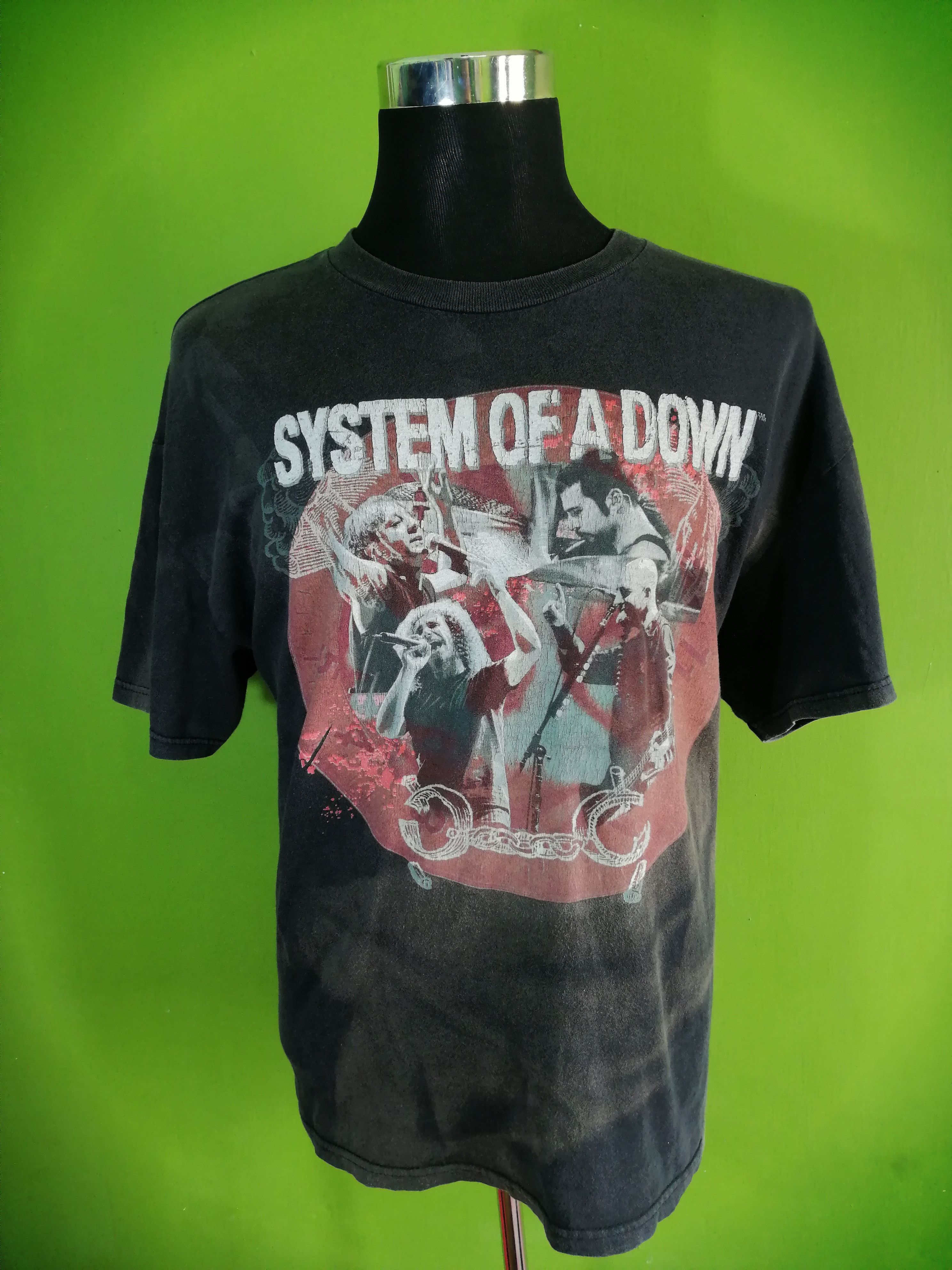 Vintage Vintage90s System Of A Down Band T Shirt Armenian Soad Rock Band Streetwear Hoodie, Sweatshirt | FlexRushtees.com
