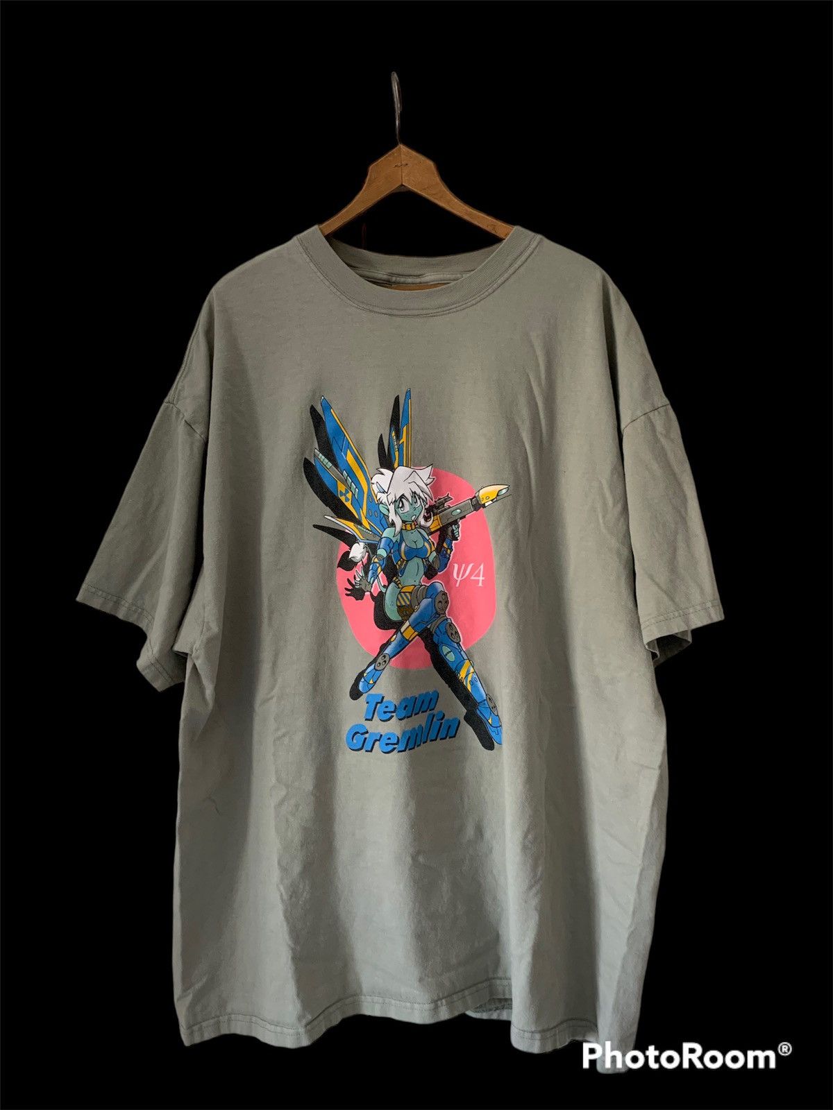 Vintage Late 90 S Team Gremlin Anime Manga Porno Tee