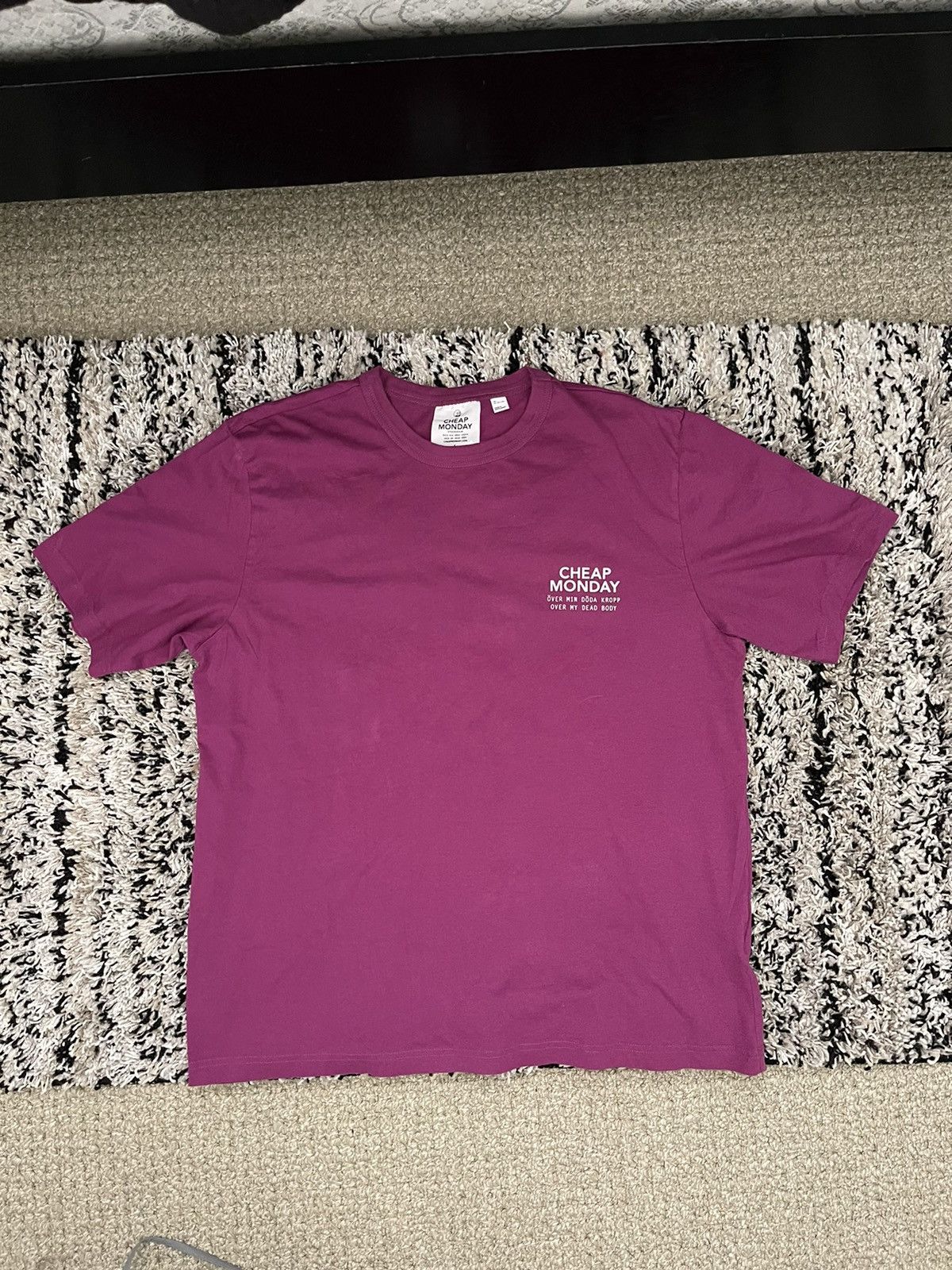 Monday Cheap Monday Purple Tshirt Men S Large Hoodie, Sweatshirt | FlexRushtees.com