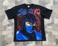 Vintage Tshirt Mortal Kombat Sub Zero Fanmade