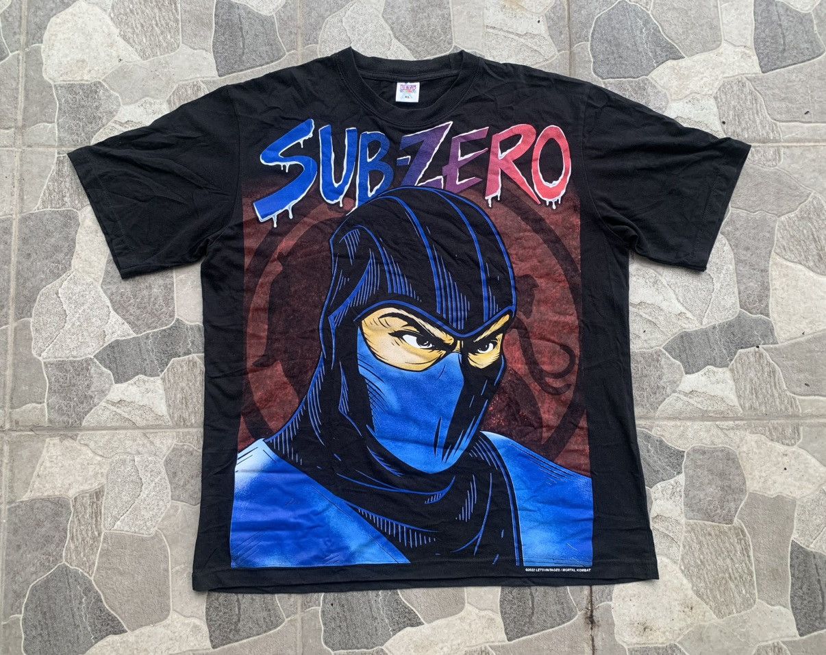 Vintage Tshirt Mortal Kombat Sub Zero Fanmade