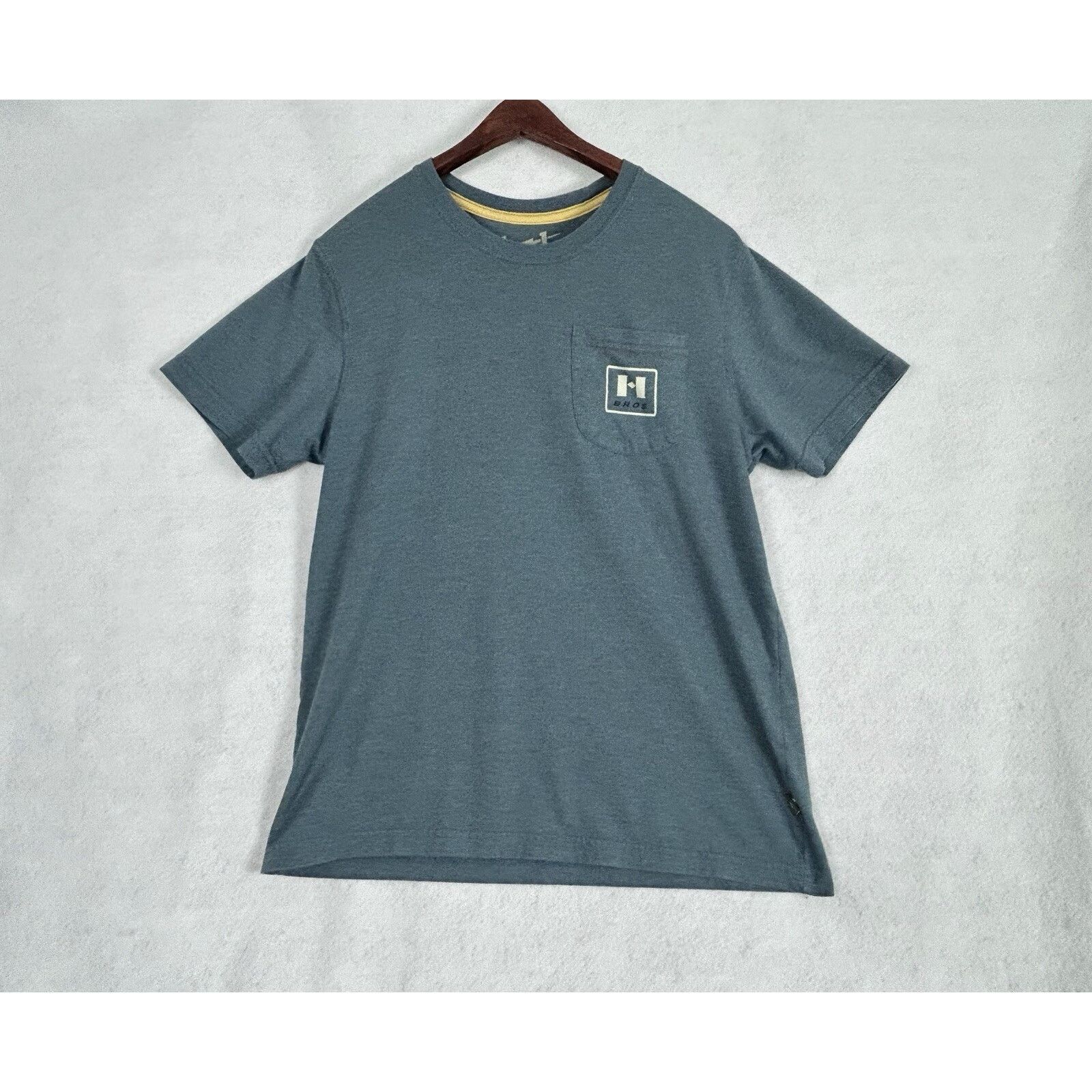 Brothers Howler Bros M Pocket T Shirt Blue Western Cowboy Graphic