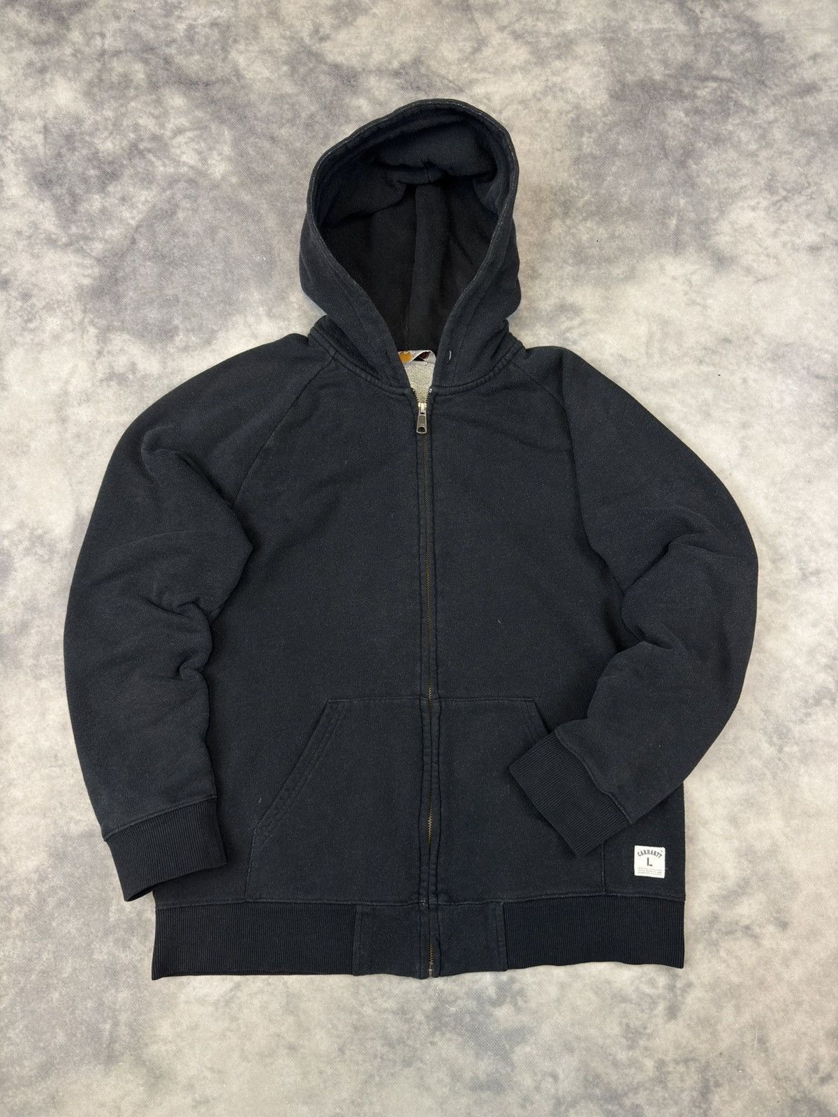 Vintage Carhartt Workwear Zip Hoodie Streetwear Y2k 90s
