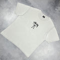 Vintage Stussy Warrior Man Graffiti Big Logo T Shirt 90 S
