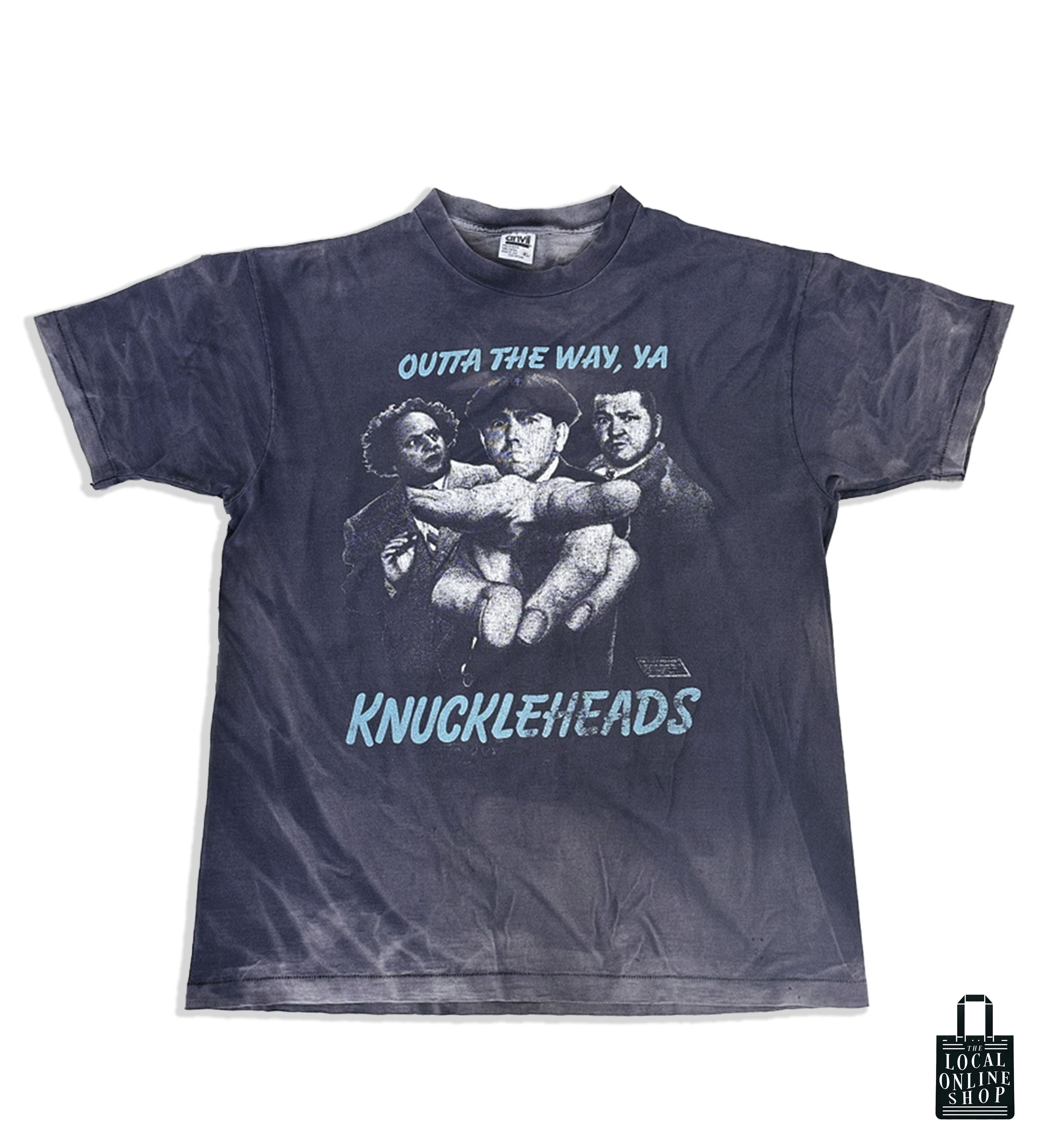 Vintage The Three Stooges T Shirt Xl Sun Faded Graphic Tee