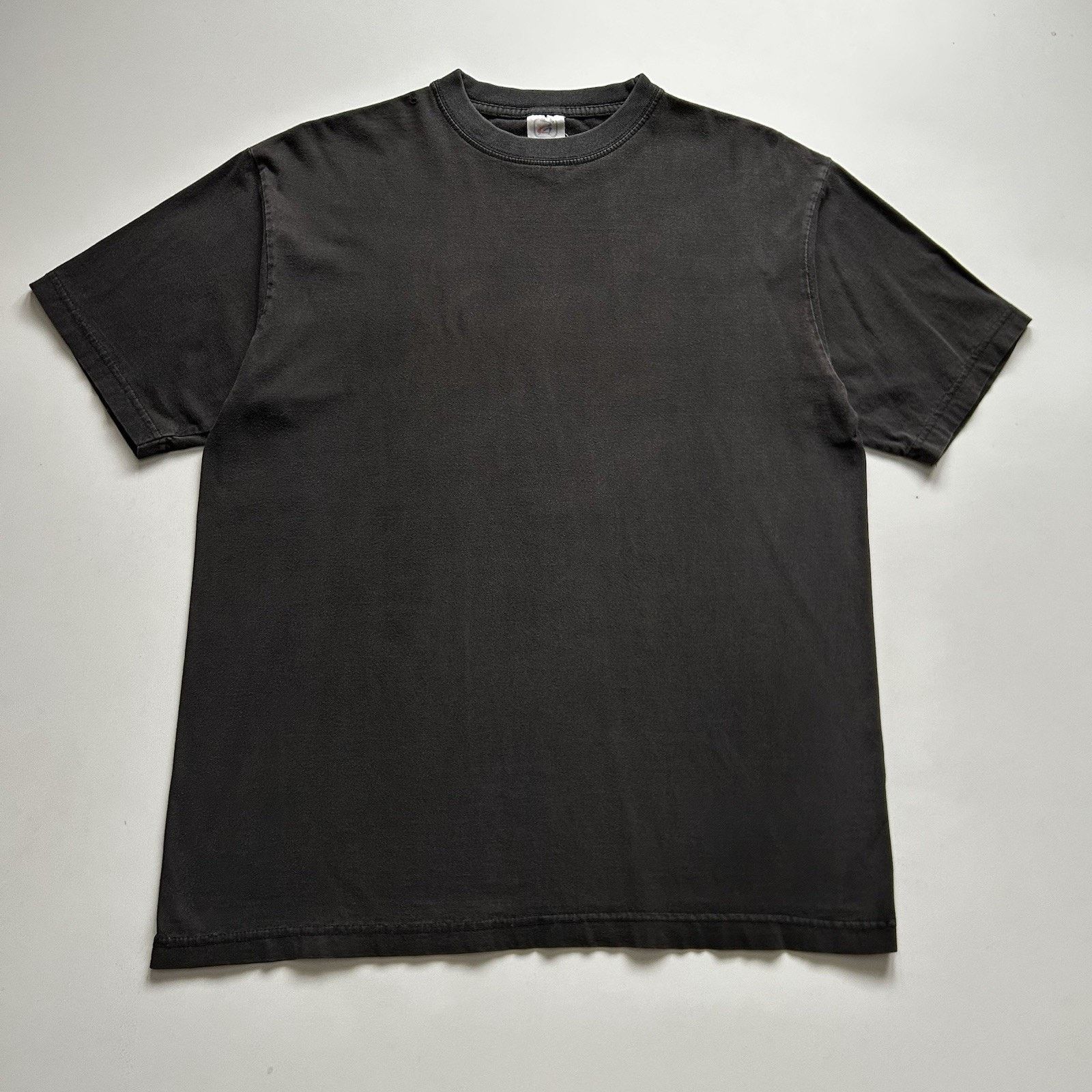 Vintage 90s Sun Faded Black Blank T Shirt Medium Relaxed Fit Hoodie, Sweatshirt | FlexRushtees.com