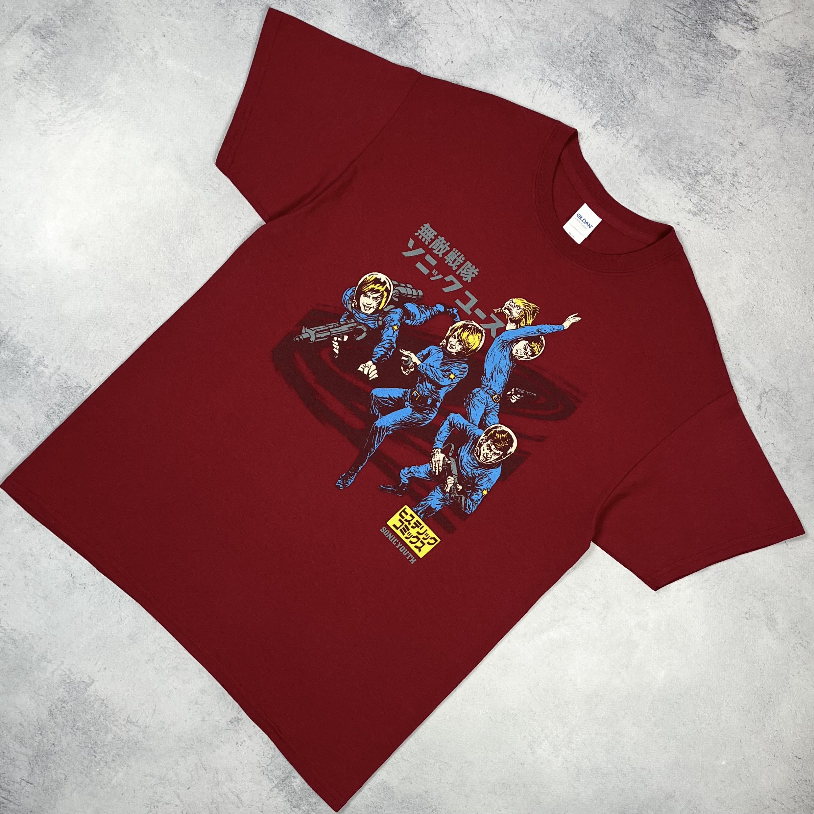 Band Tees Vintage Sonic Youth Astronaut Rock Band T Shirt 2000 S