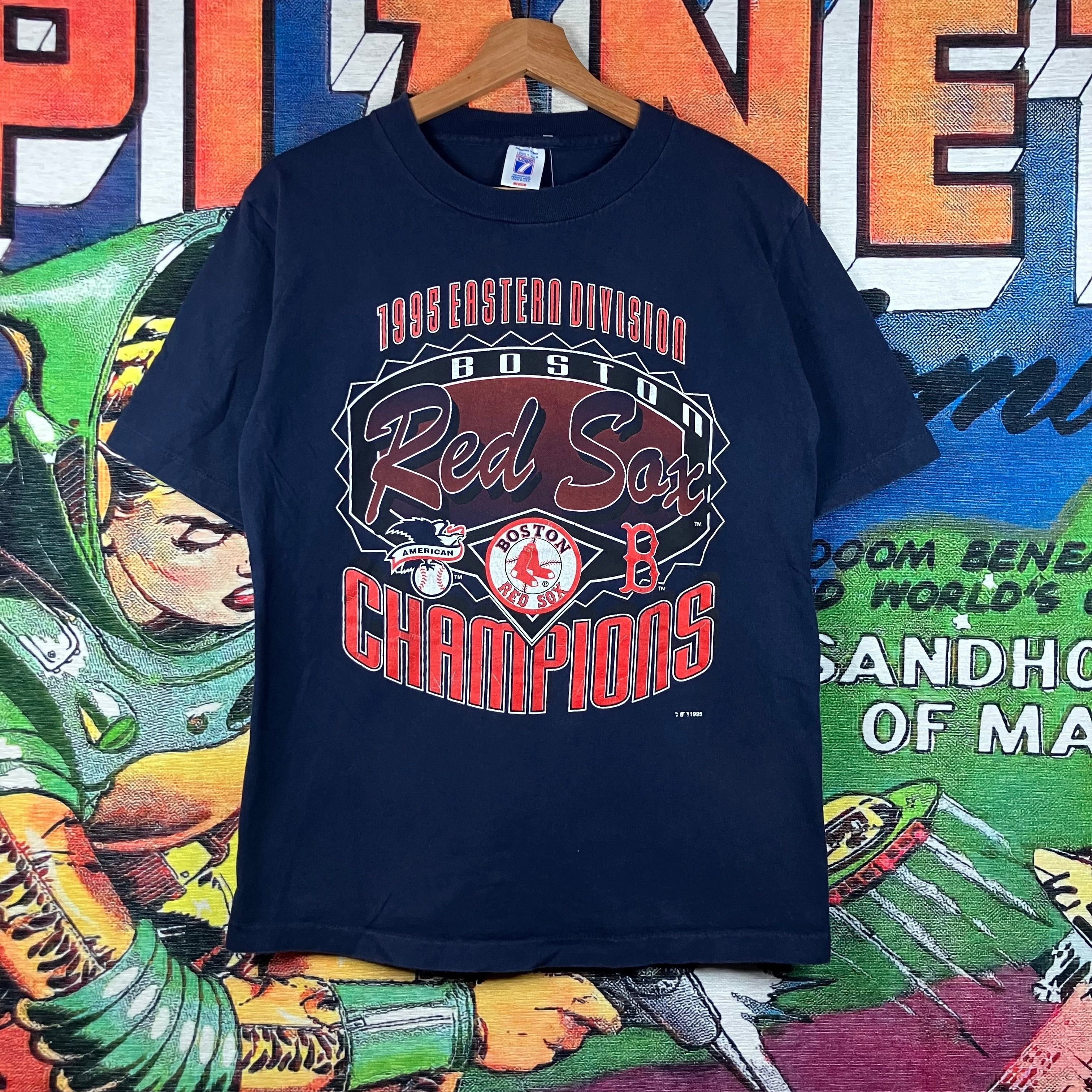 Vintage 90s 1995 Mlb Boston Red Sox Eastern Division Champi
