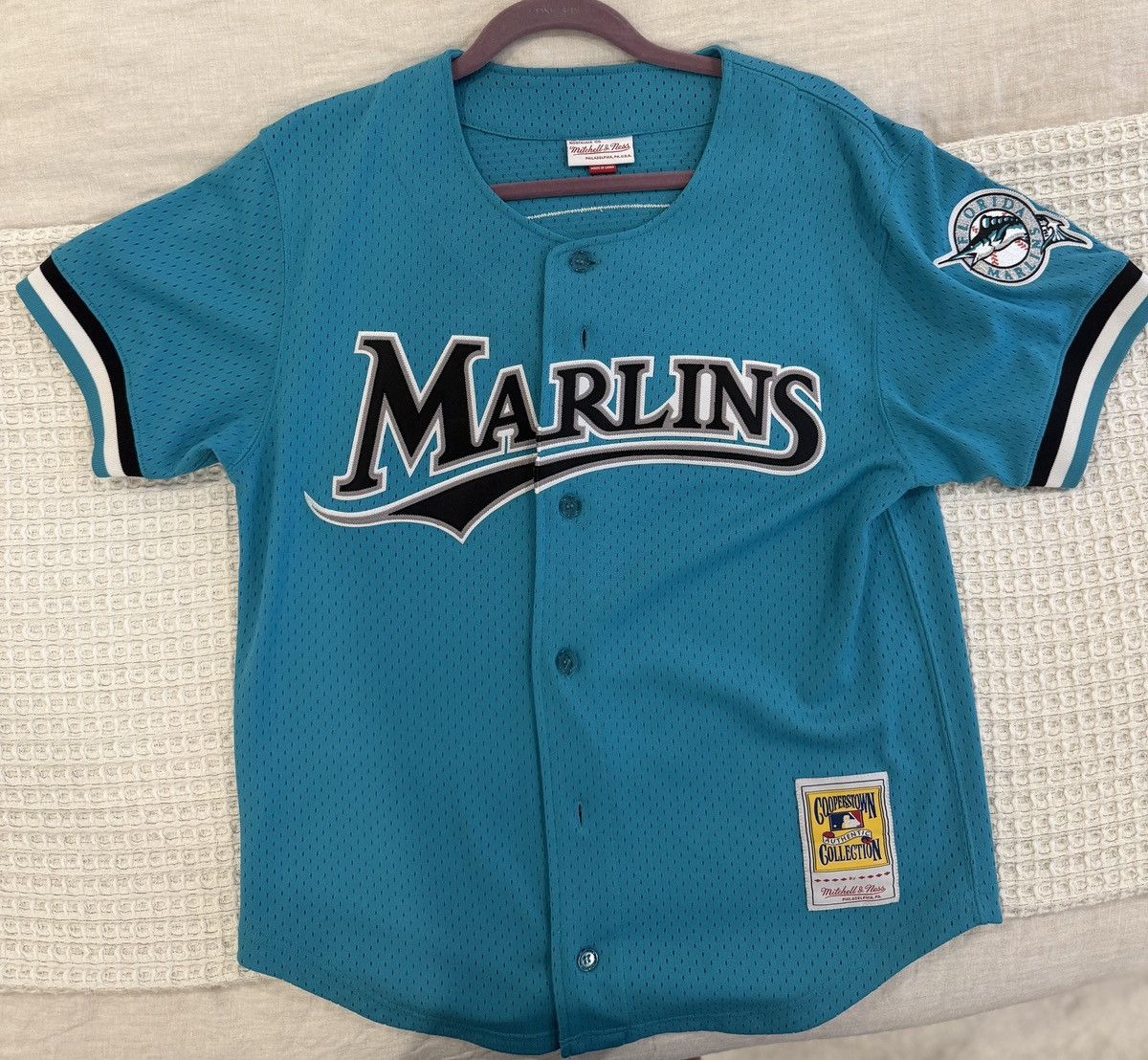 Mitchell Ness Florida Marlins Andre Dawson 1995 Jersey