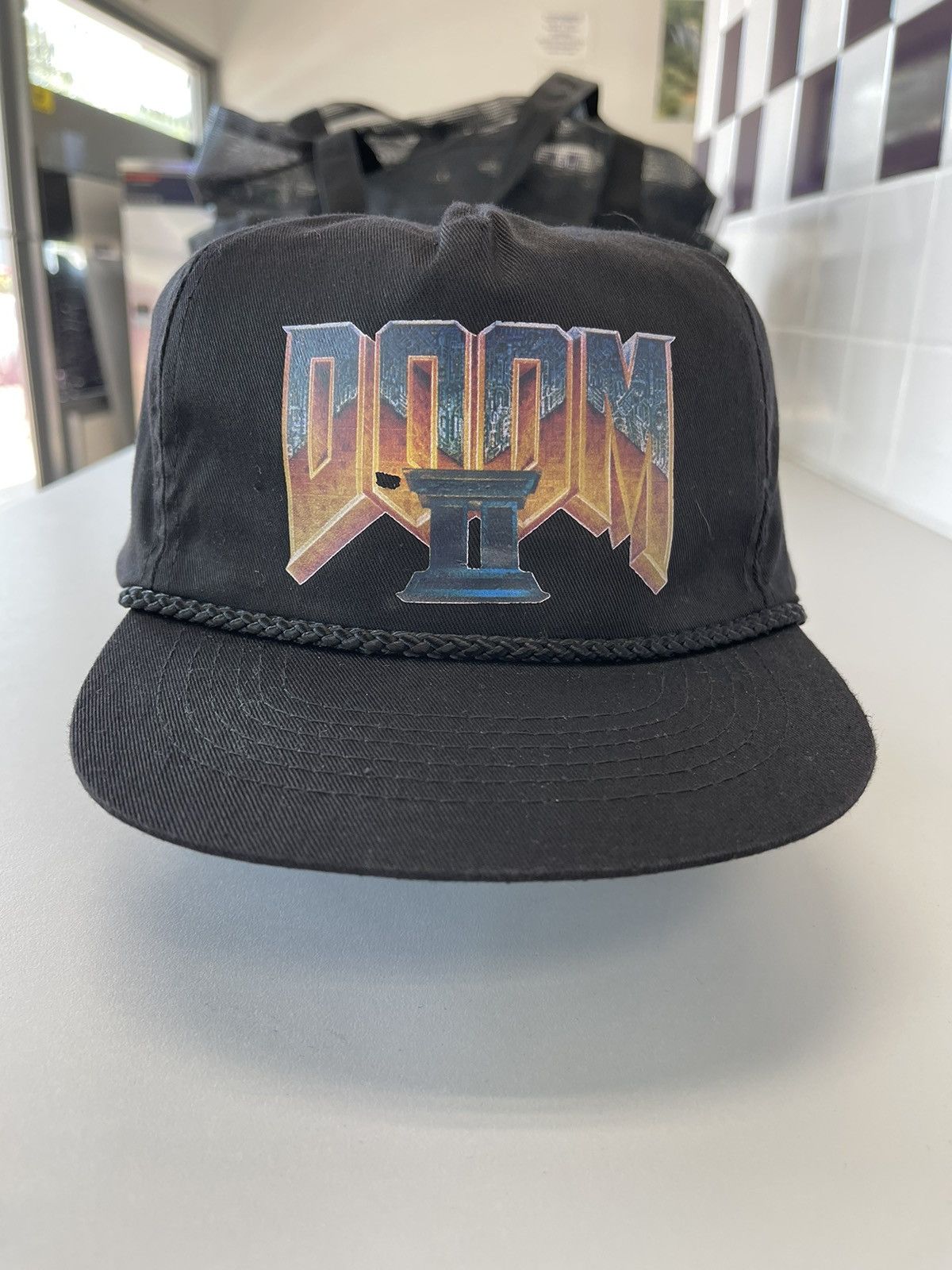 Vintage Doom 2 Hell On Earth Snapback 94 95 Gerald Brom Rare