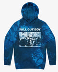 Band Tees Fall Out Boy Blue Tie Dye Hoodie Sz L Sweatshirt | AU16VibeMintTees.com