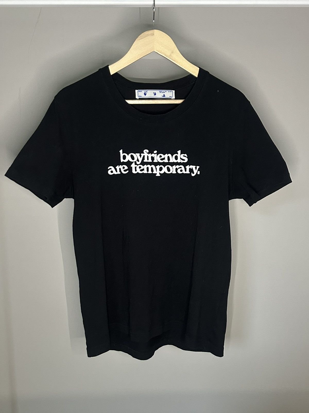 White Off White Boyfriends Tee Hoodie, Sweatshirt | FlexRushtees.com