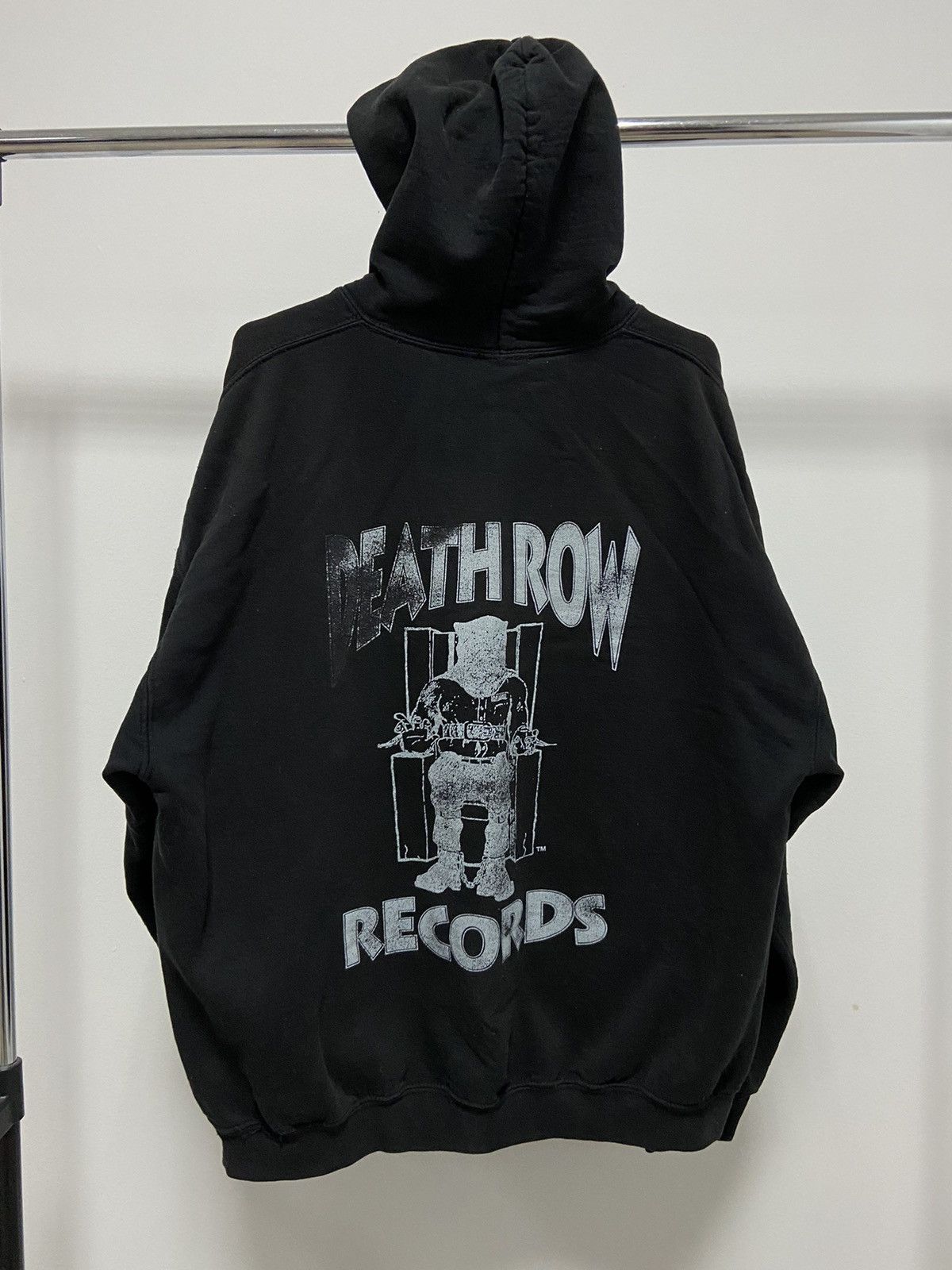 Vintage Death Row Records Hoodie Big Logo Vintage T-Shirts, Sweatshirt | FlexRushtees.com