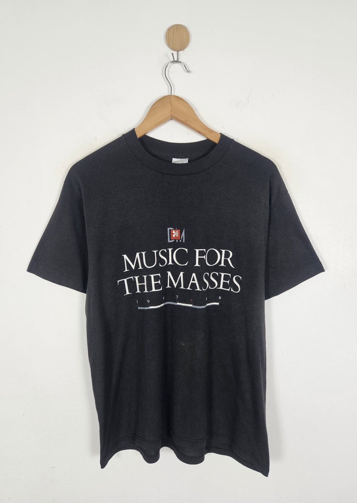 Band Tees Vintage 80s Depeche Mode Music For The Masses Tour Shirt Hoodie, Sweatshirt | FlexRushtees.com