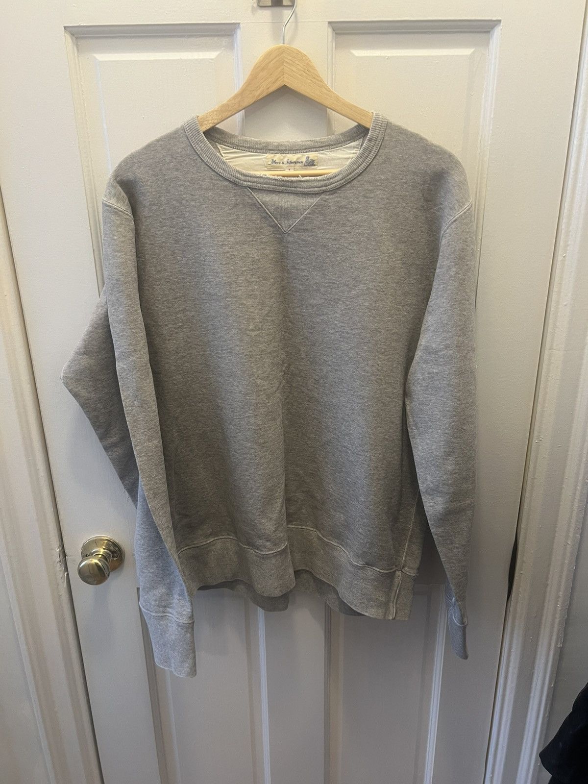 Merz B Schwanen Mainline Heather Cotton Sweatshirt