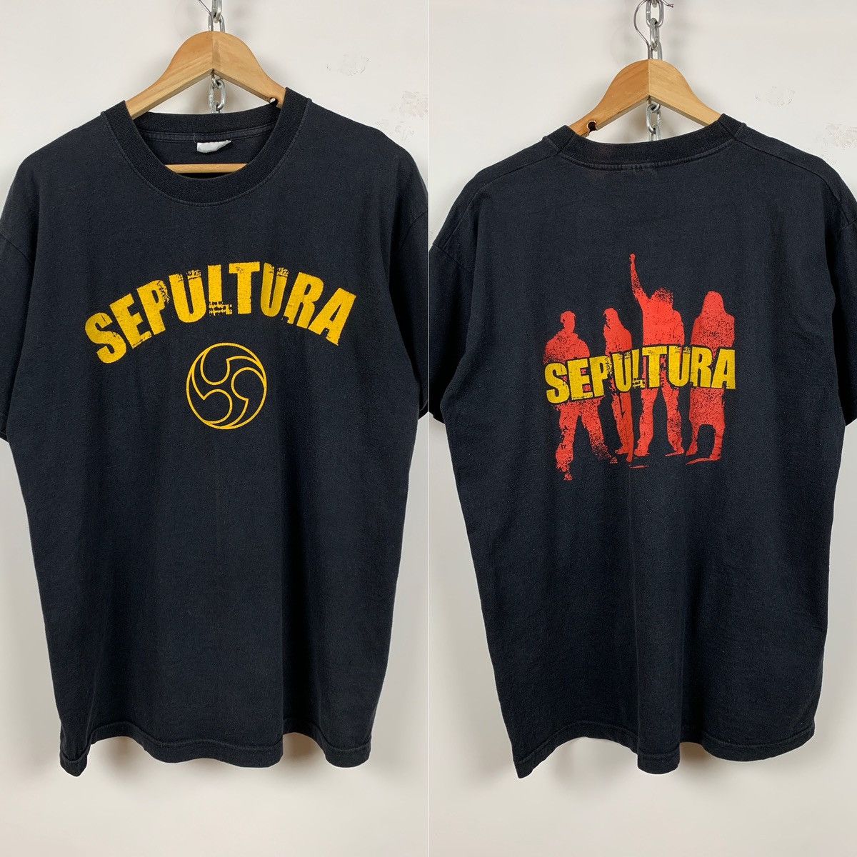 Band Tees 00s Vintage Sepultura Black T Shirt Hoodie, Sweatshirt | FlexRushtees.com