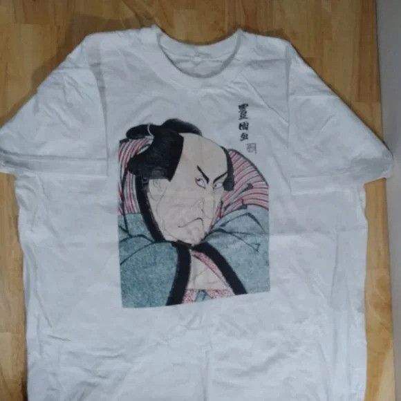 Vintage Japanese Samurai Portrait Illustration T Shirt Hoodie, Sweatshirt | FlexRushtees.com