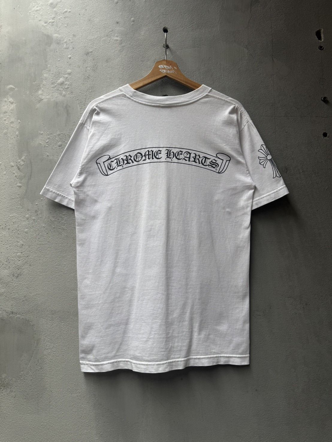 Hearts Chrome Hearts Cross Scroll Logo Tee Hoodie, Sweatshirt | FlexRushtees.com