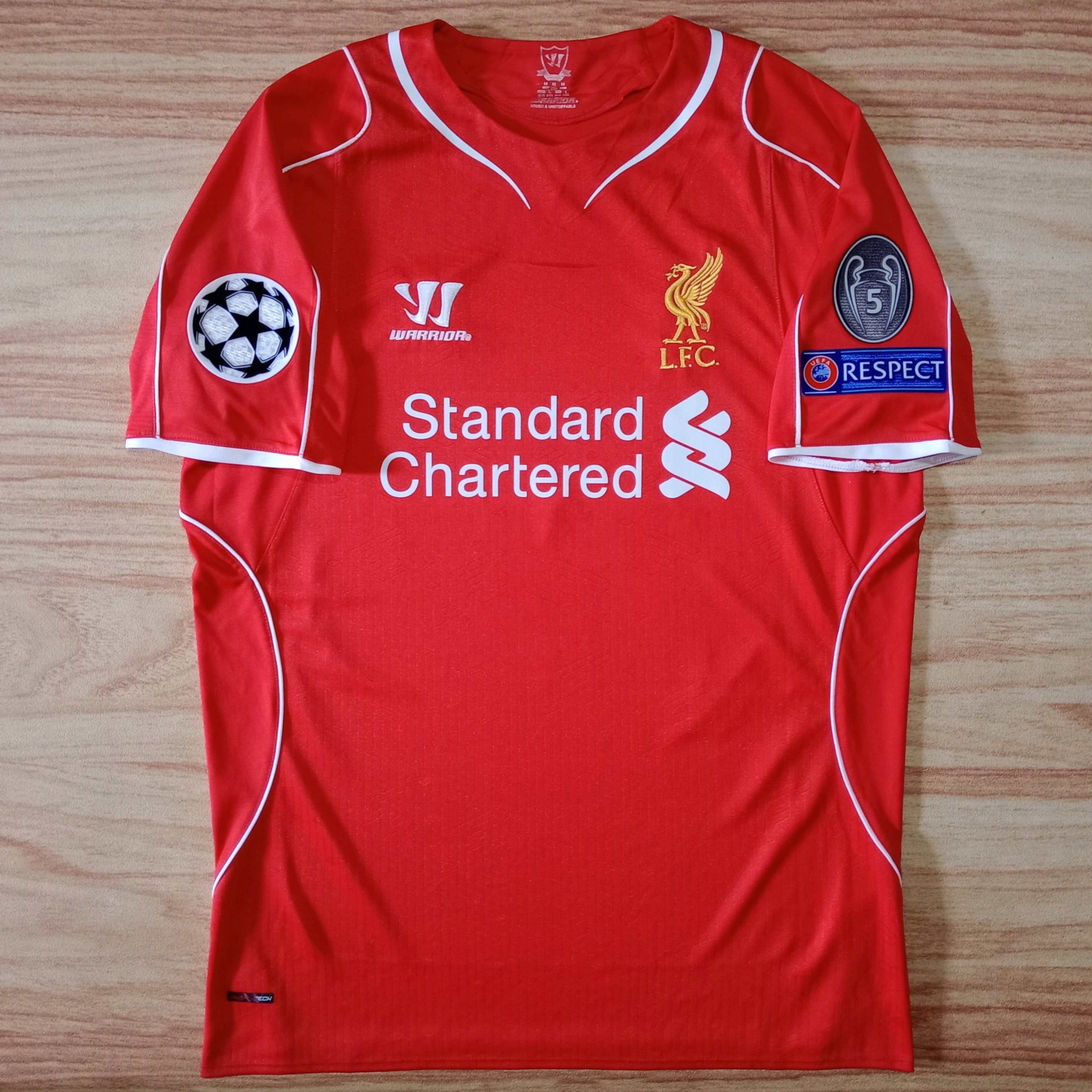 Warrior Liverpool 2014 2015 Home Jersey Balotelli 45