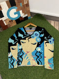 Vintage Print Knit Sweater
