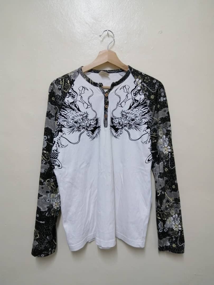 Vintage Sukajan Dragon Japanese Tee Hoodie, Sweatshirt | FlexRushtees.com