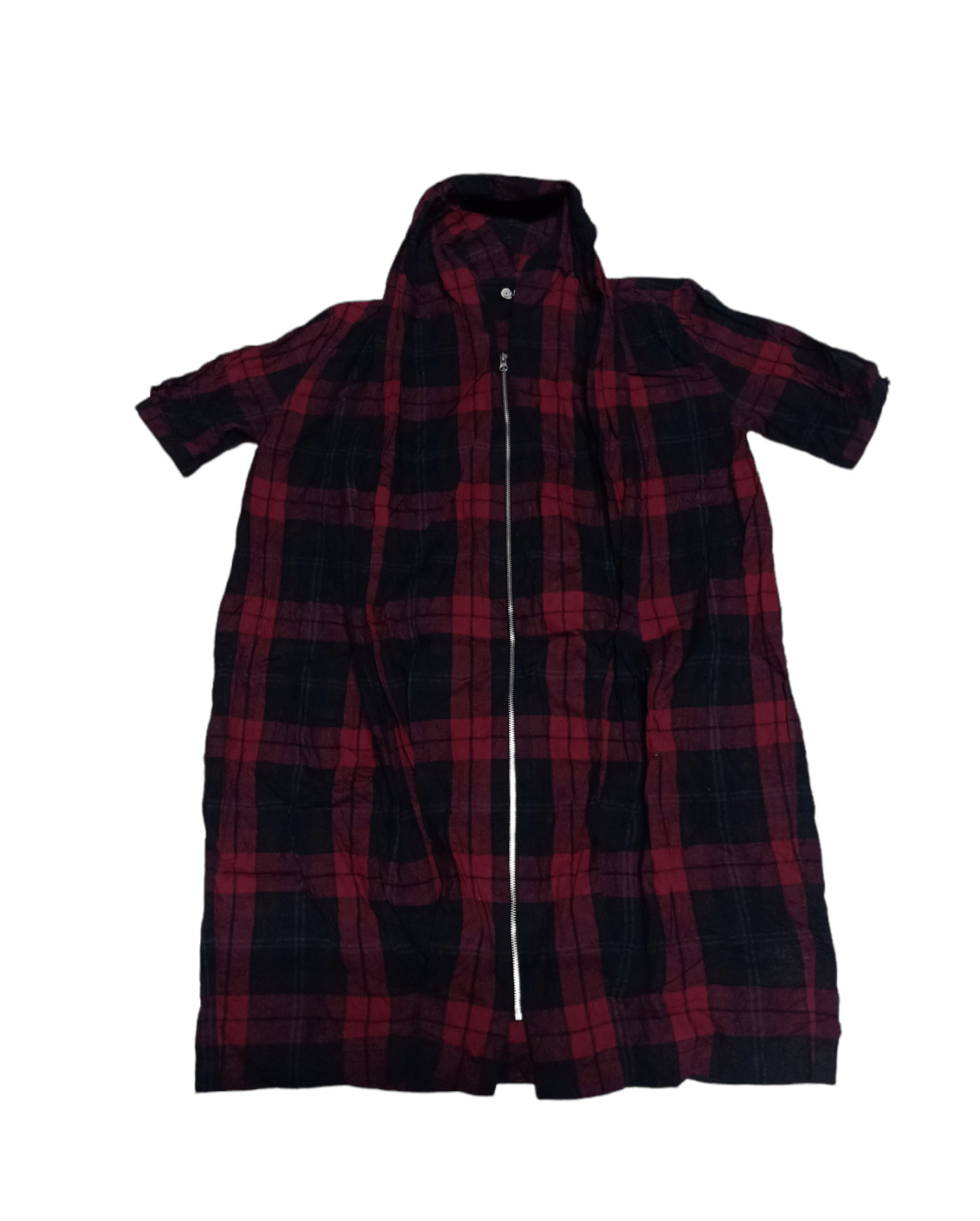 Japanese Brand X Seditionaries Cheap Monday Flannel Zipper Long Tee Size Xs