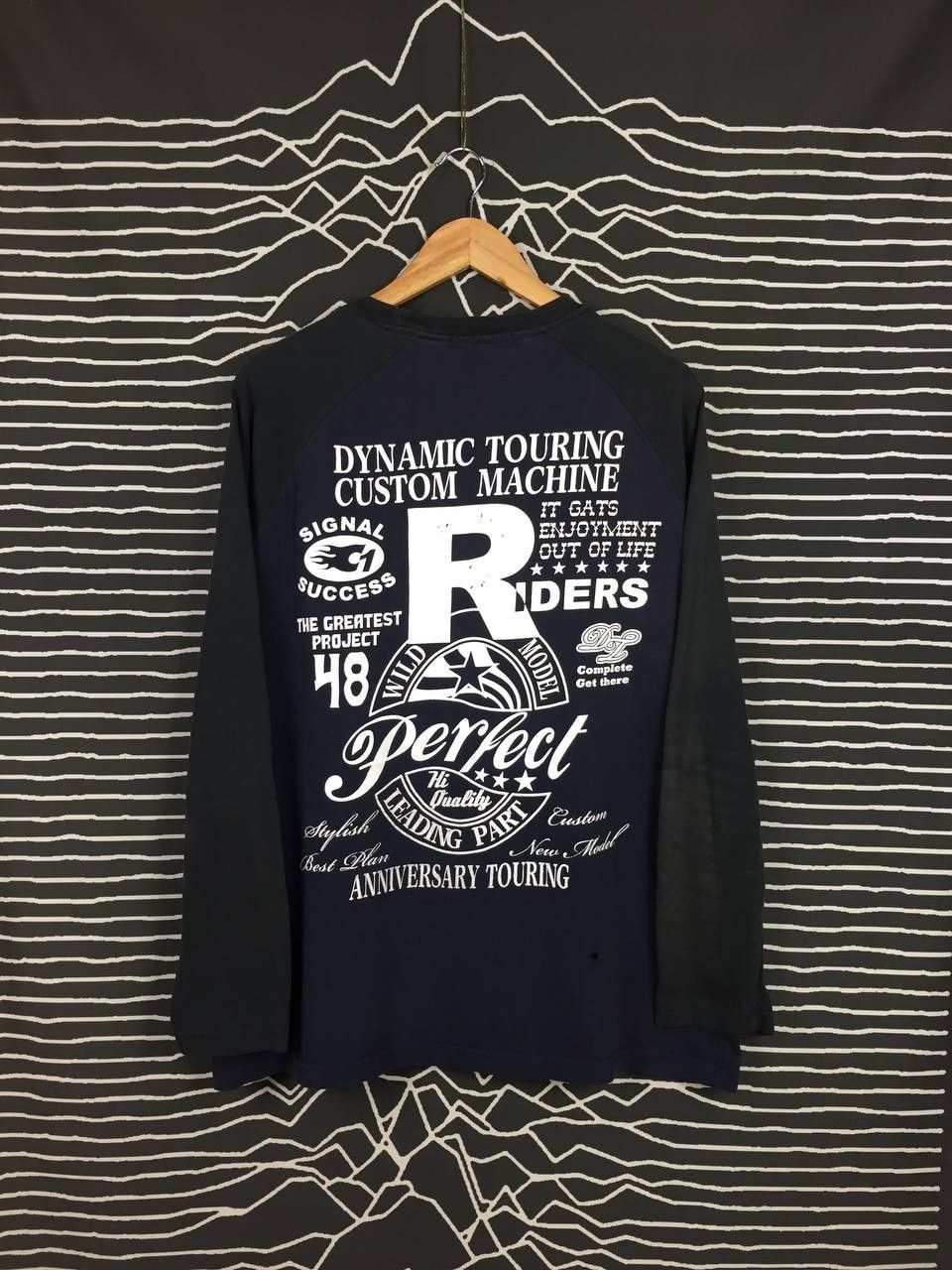 Vintage Excuse Dynamic Touring Custom Machine Raglan Tee Hoodie, Sweatshirt | FlexRushtees.com