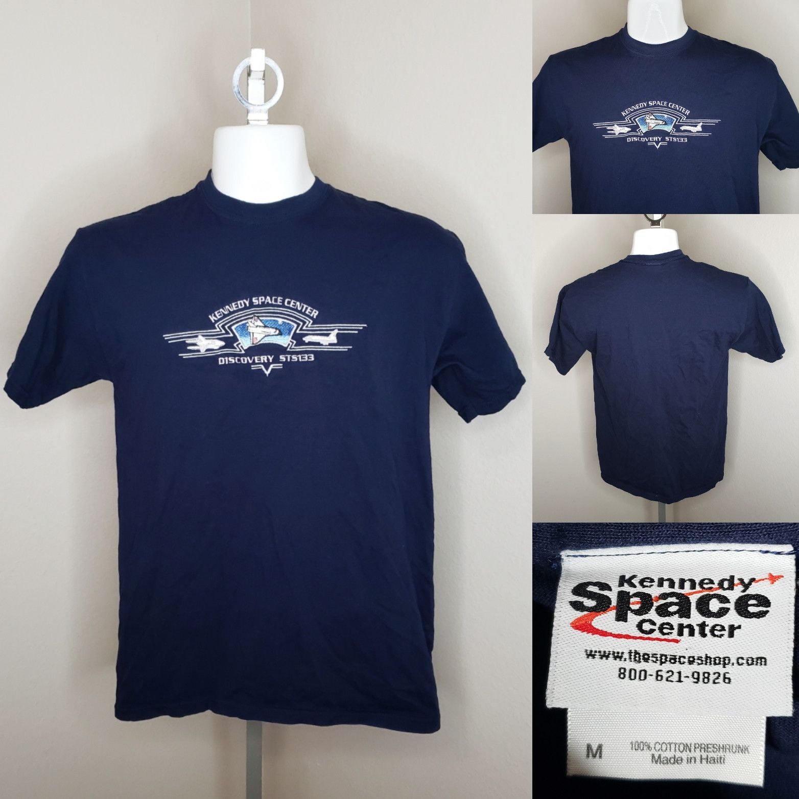 Nasa Kennedy Space Center Nasa Embroidered Discovery Sts133 Mediu